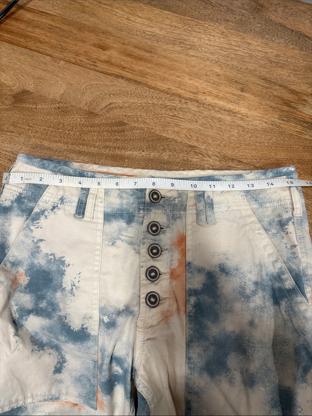 Anthropologie Pilcro 27 The Wanderer Pants Tie Dye Button Fly - Picture 7 of 7